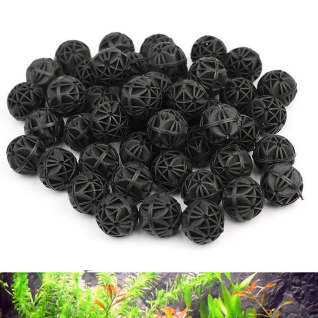 QihangRAS fish tank water purification bio filter media aquarium koi pond filter media biosphere