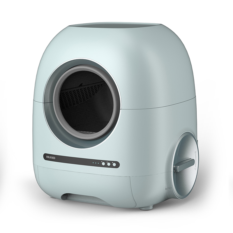 Smart Intelligent Setting Button Cat Litter Tray Control Auto Cleaning Cat Litter Box Luxury Automatic Self Cleaning Cat Toilet