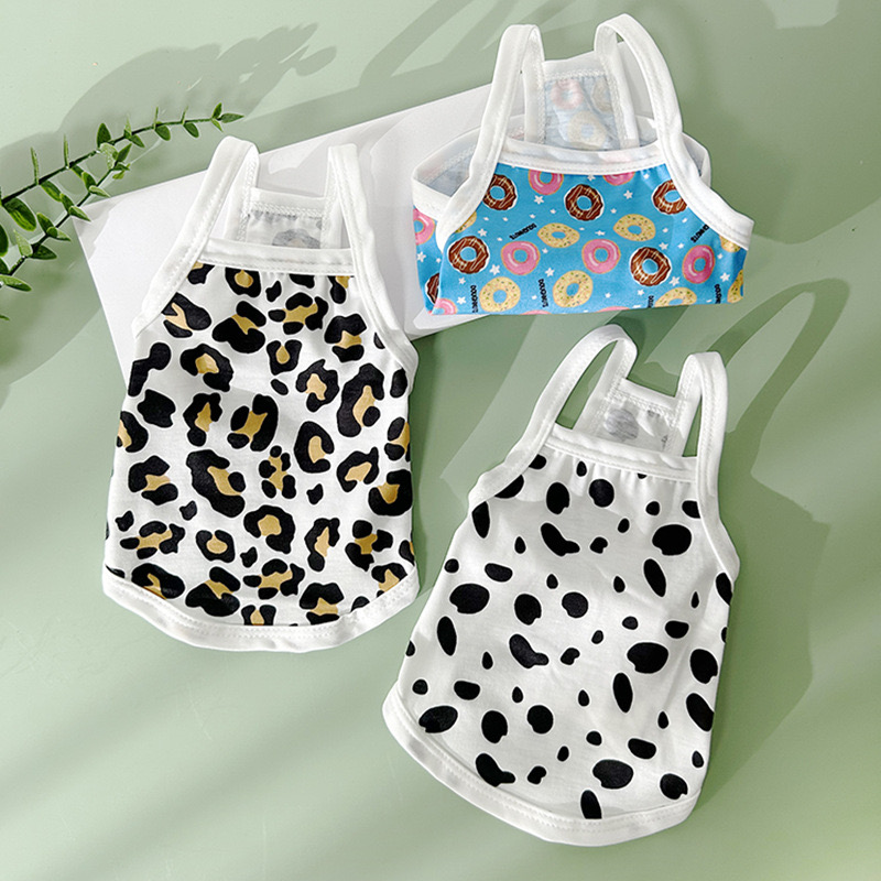 LM0346K Dog clothes Summer thin camisole vest Small dog sunscreen clothing