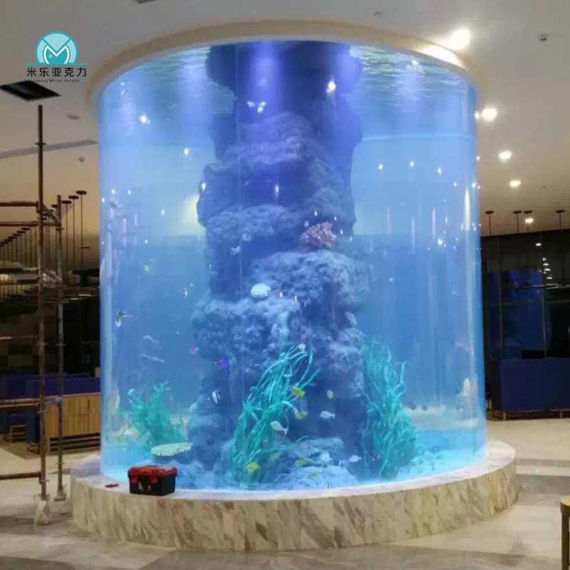 Exclusive custom high quality newly designed transparent live fish aquarium coral rocks