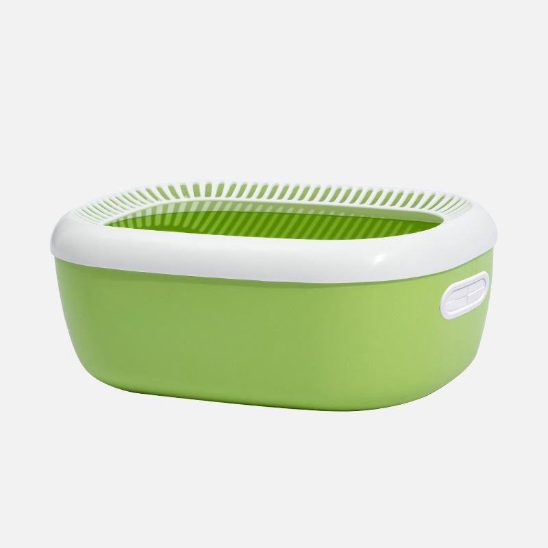 MMG Large Cat Litter Box Convenient High Capacity Separate Design Easy Clean Plastic Easy Clean Cat Litter Box