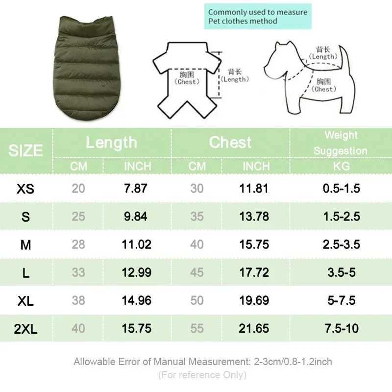Small Dogs Clothes Winter Warm Pet Vest Puppy Coat for Chihuahua French Bulldog Outfit Yorkies Jacket Dog Accessories Ropa PerroXJ241125