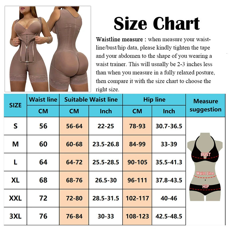 High Compression Girdle Shaper Colombian Fas Shapewear Postpartum Belly flat Sheath Waist Trainer Belts Woman Extreme Corset 241112