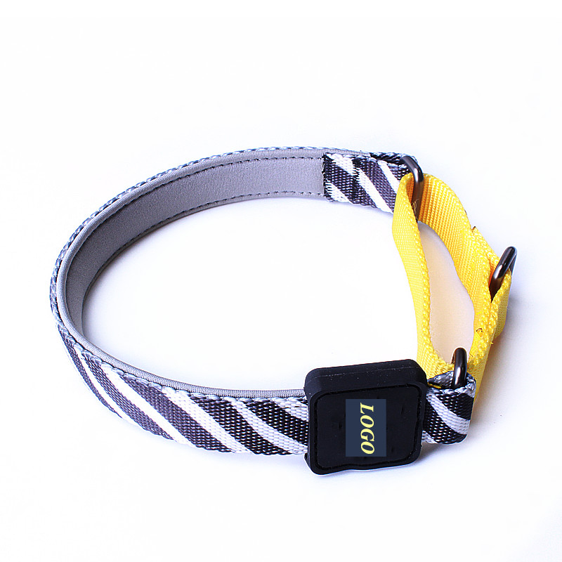 Nylon martingale dog collar luxury paracord neoprene dog collars custom