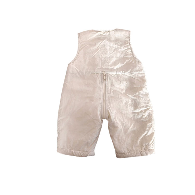 Waterproof, Windproof, and Snow Resistant DuPont Bib Overalls for All Genders - Beige & Light Grey