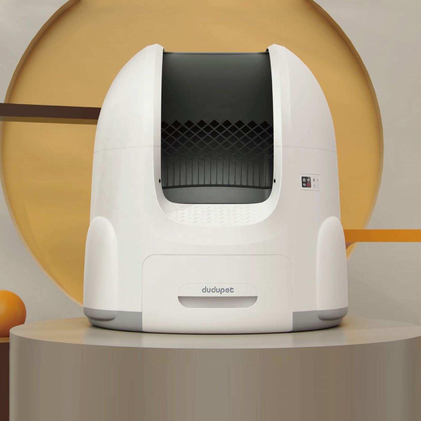 Conch Design 67L Container Capacity Auto-cleaning Smart Cat Litter Box Infrared Sensor App Control Cat Toilet