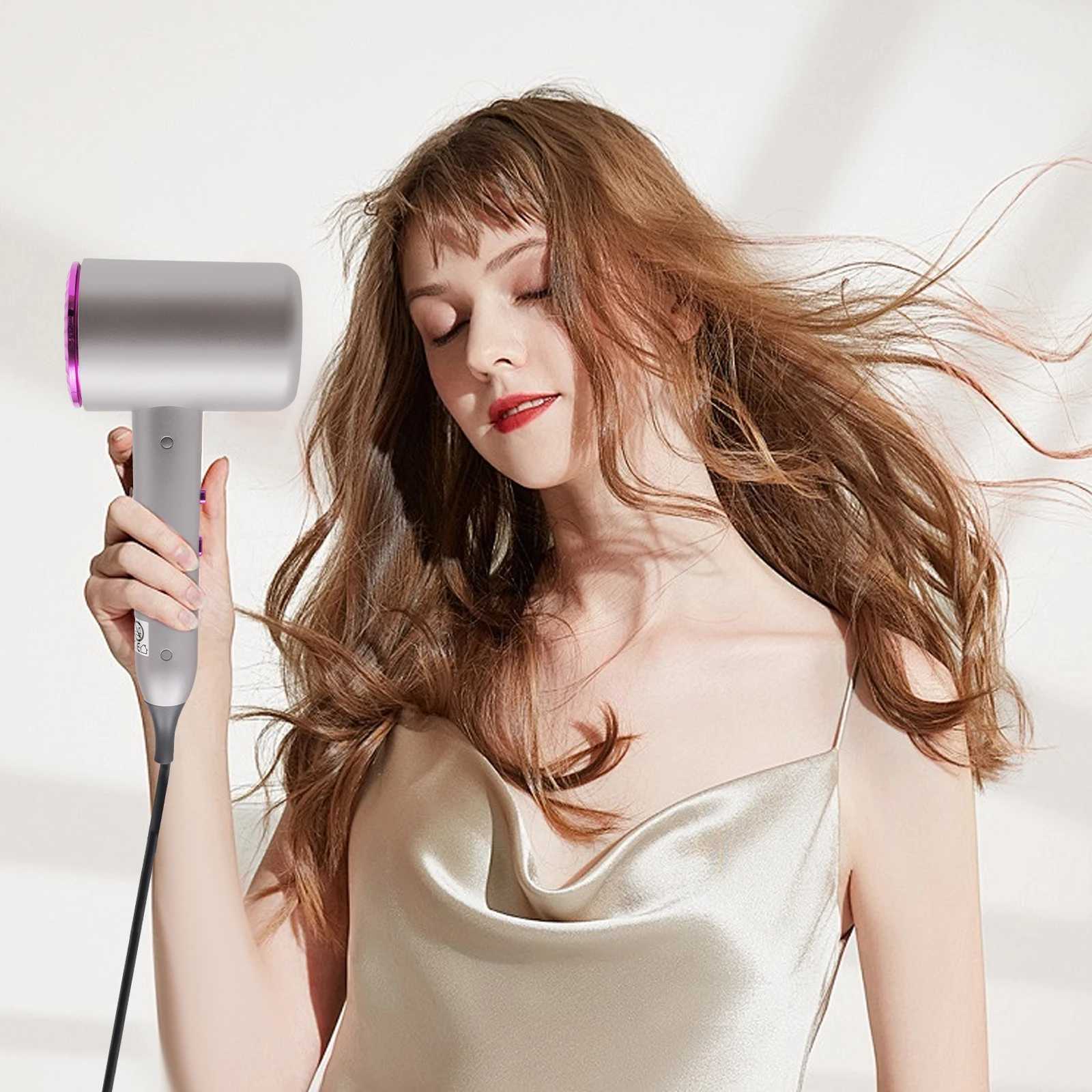 High power negative ion hot and cold air blower for household use electric hair dryer fast drying hair negative can technology with 3 gears W241125