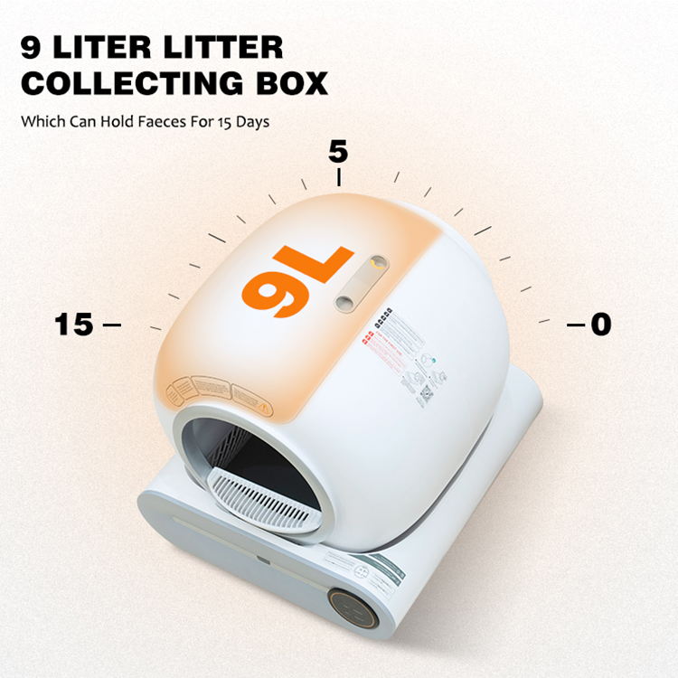 Automatic Cat Litter Box Smart App Control Self Cleaning Litter Boxes Cat Sandbox Electronic Pet Toilet Cat Supplies
