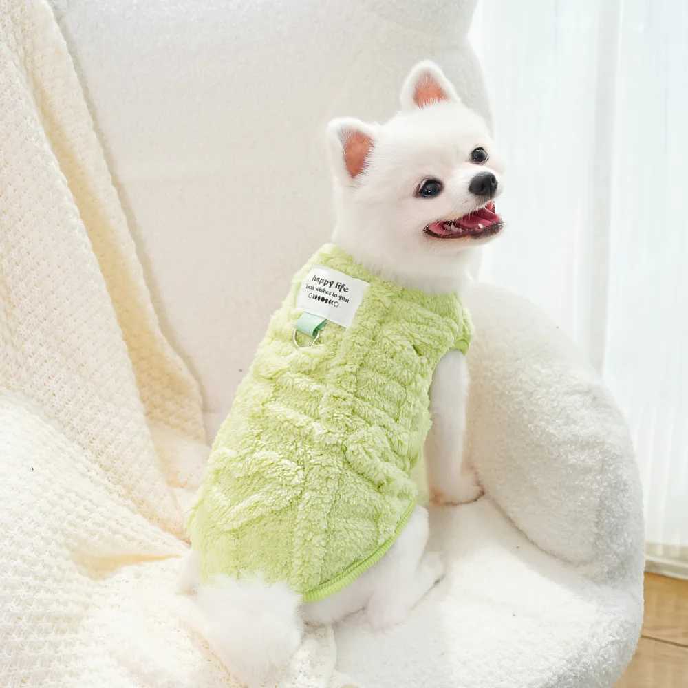Soft Warm Dog Clothes Winter Fleece Vest Puppy Coat For Small Medium Dogs Chihuahua French Bulldog Poodle Costume Pet OutfitXJ241125