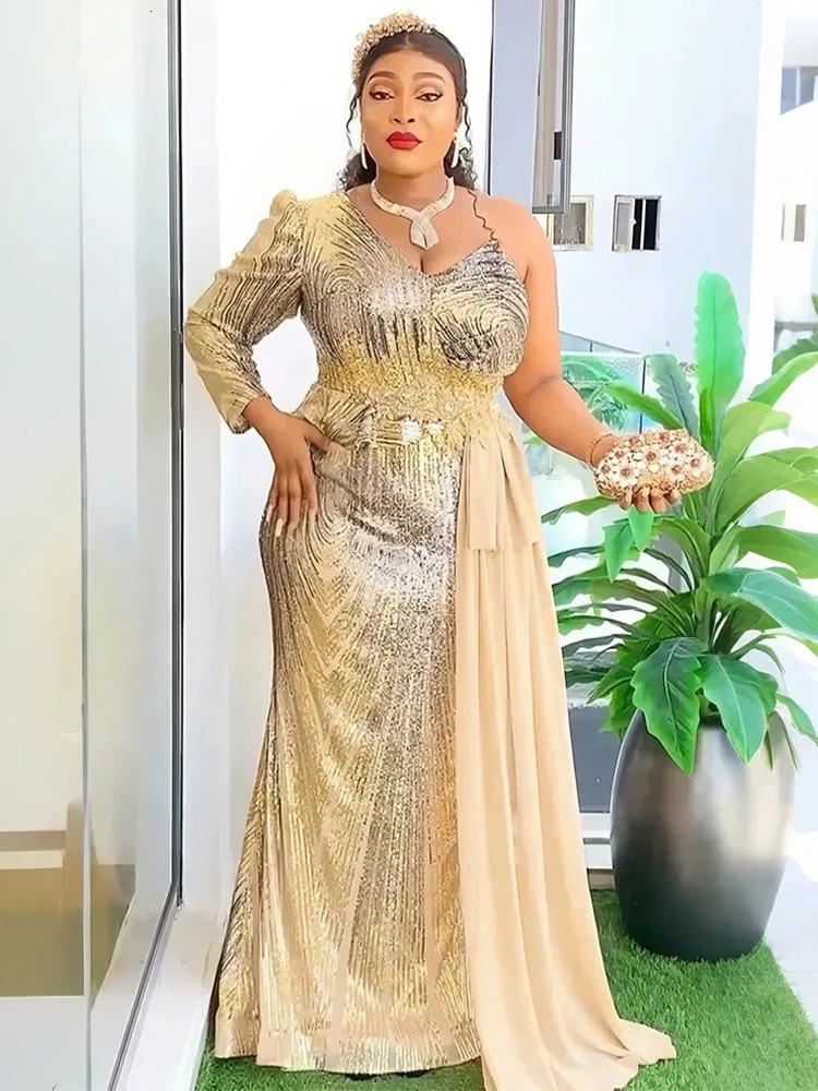 y Party Evening Dresses Sequin Mermaid Gown Elegant Women Wedding Prom Dress Sexy Bodycon Long Robe 2025 Year Clothing 241112