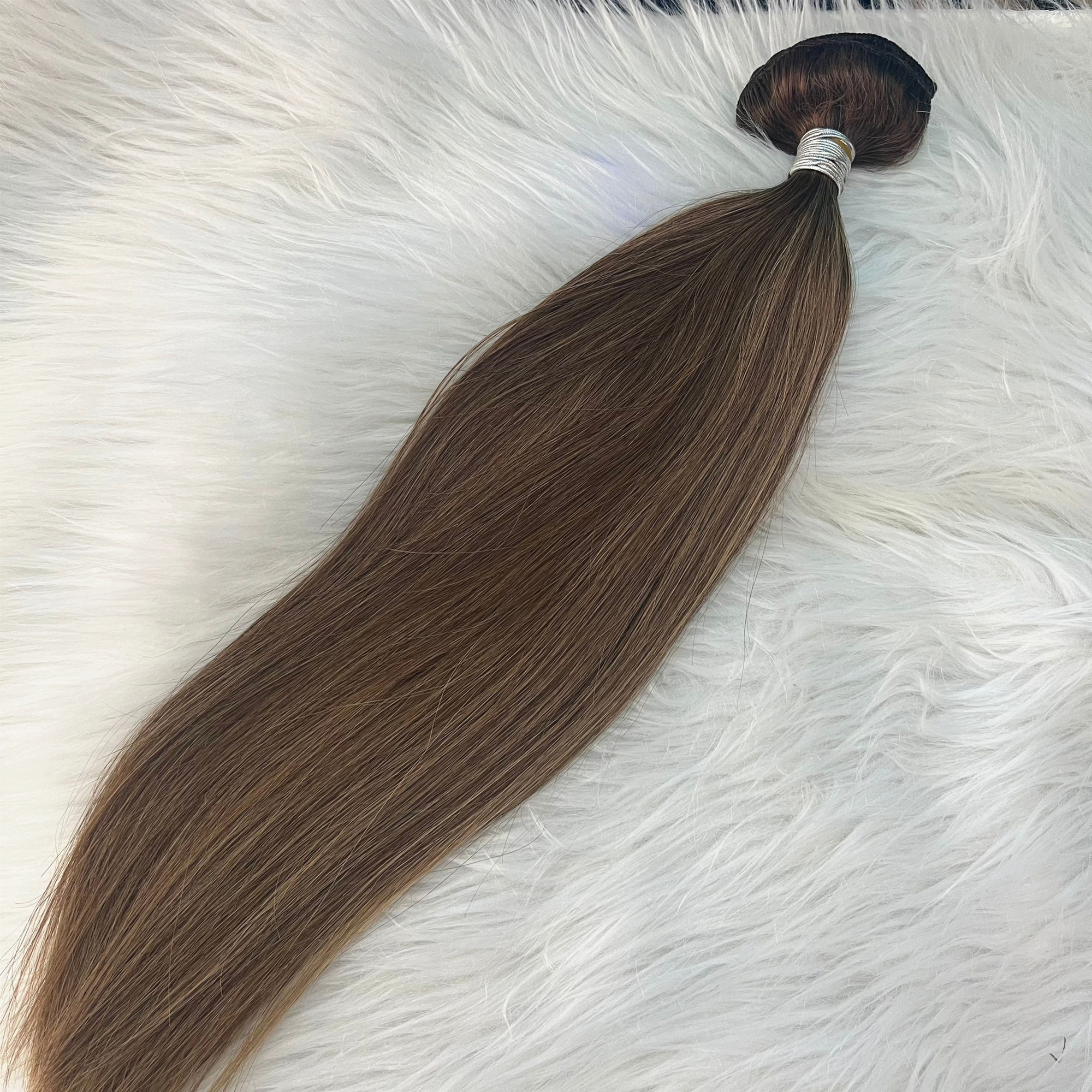 100% Real Human Hair Clip in Extensions Highlights color T4/P4/27 Balayage Double Weft Clip on Hair Extension 120g 18inch