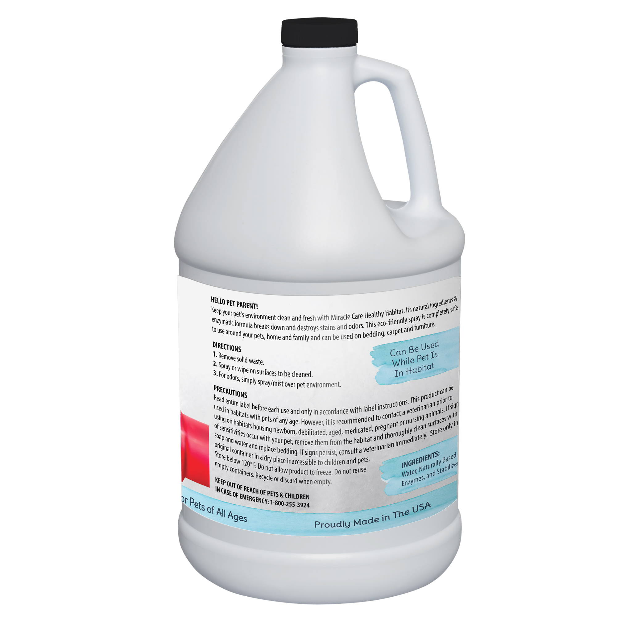 Miracle Care Healthy Habitat Cleaner & Deodorizer, 1 Gallon