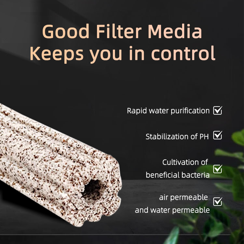 QihangRAS wholesale aquariums bacteria house koi pond filter media bakki shower pond filter media
