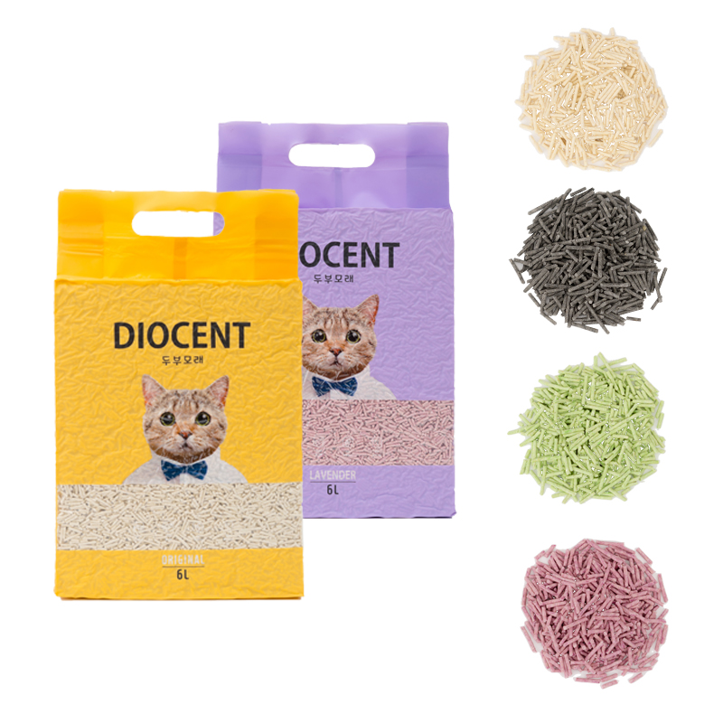 Wholesale 100% Natural Quick Clumping Dust Free Plant Flushable Corn Green Tea Peaches Tofu Cat Litter