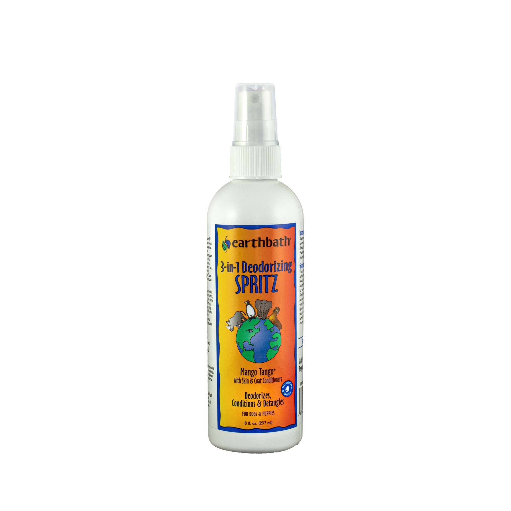 Earthbath Mango Tango 3-in-1 Deodorizing Spritz for Pets, 8 fl. oz.