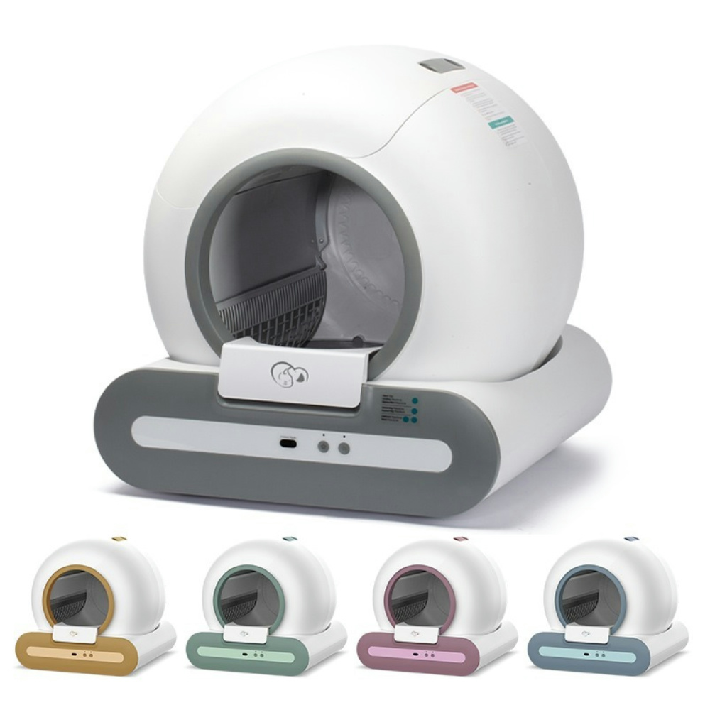 EU Warehouse 2024 New Ti+ Intelligent Automatic Smart Cat Litter Box areneros para gatos Self Cleaning Litter Box for Cats