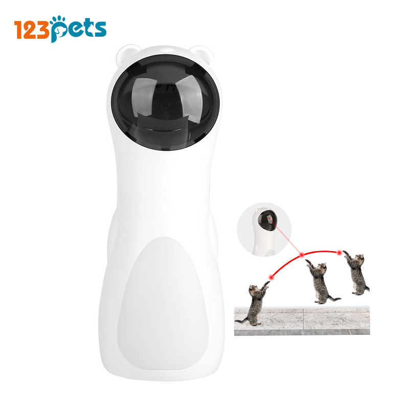 Shenzhen Robot Pets Educational Luxury Cat Laser Toys Manufacturer Electric Interactive Korean White ABS Plastic Sustainable W1