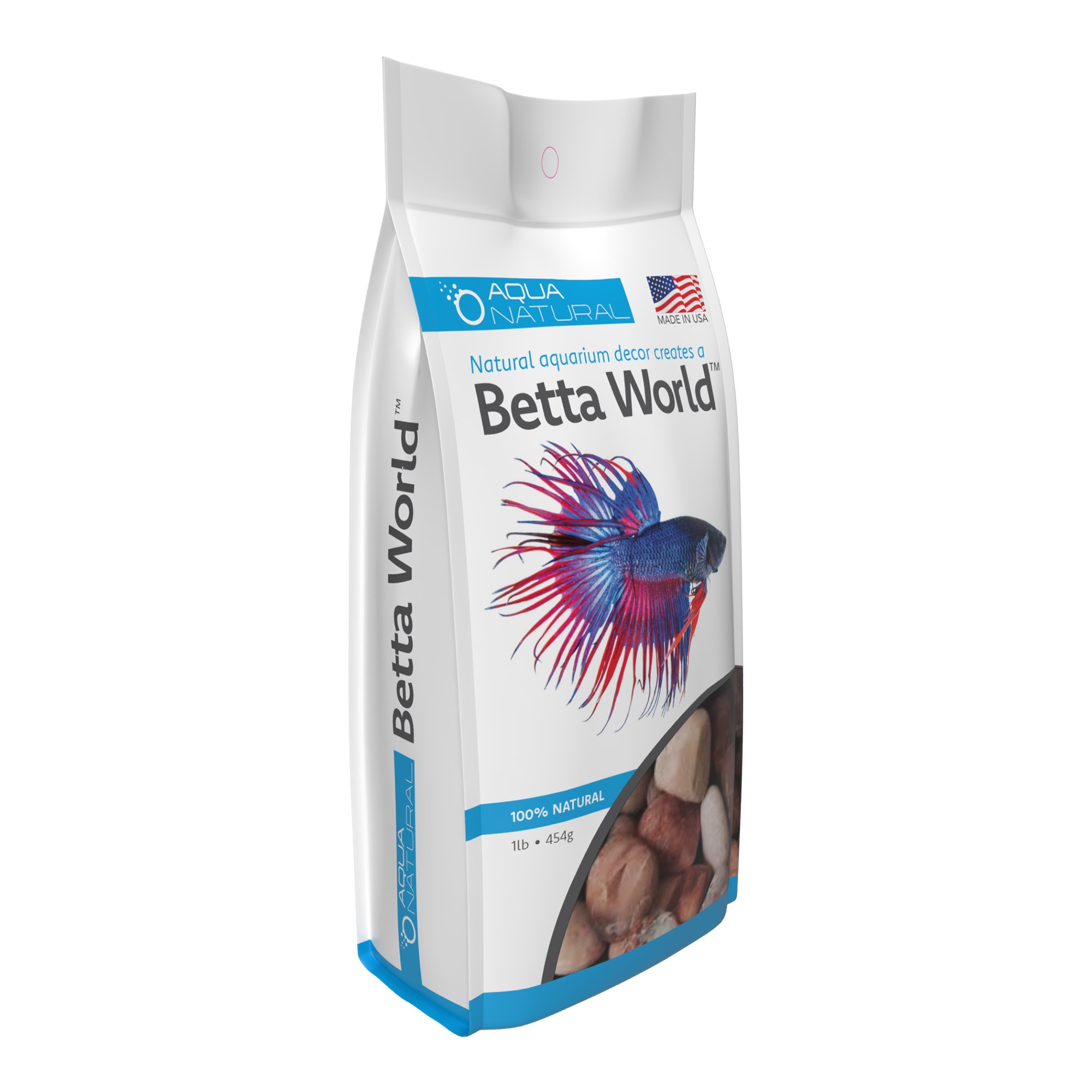 Aqua Natural Betta World Rose Cream Gravel, Small