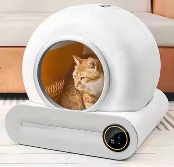 Quick Self Cleaning Big Cat Toilet Automatic App Remote Control Auto Cat Litter Box