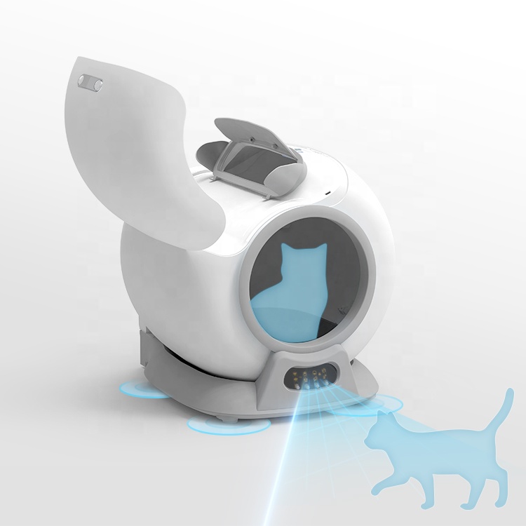 Self Cleaning Intelligent Litter Basin Smart Cat Litter Box Automatic Cat Toilet Tray