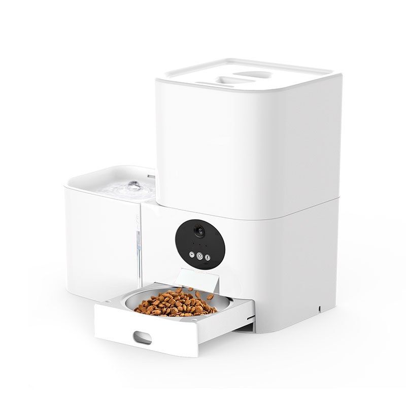 Smart WiFi Pet Feeder 2-in-1 Electric Automatic Small Animal Bowl for Dogs and Cats Water Dispenser and Food Feeder
