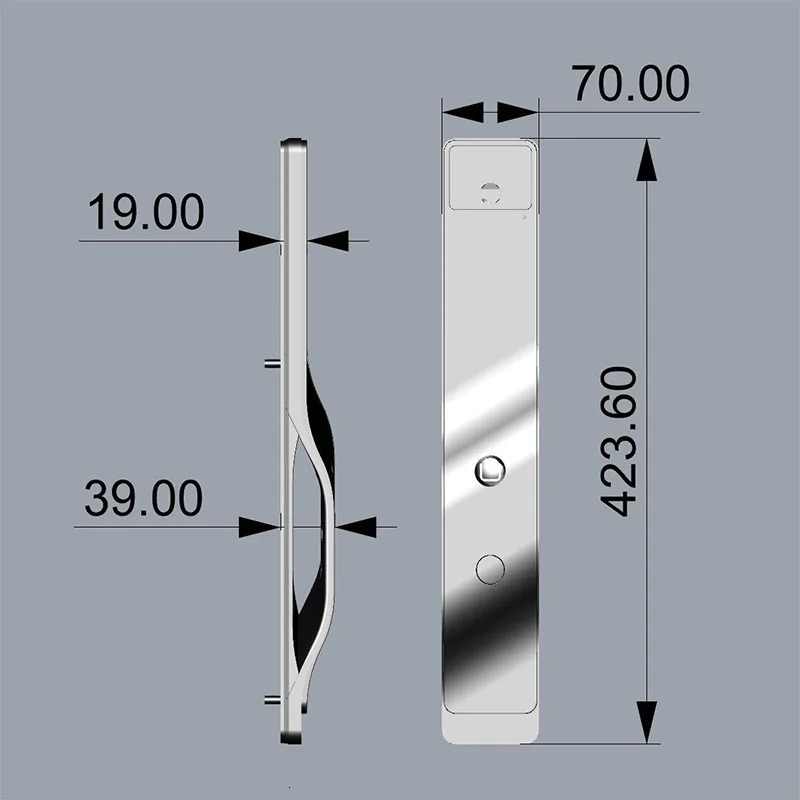 Smart home anti-theft door fingerprint lock with camera password lock 241125