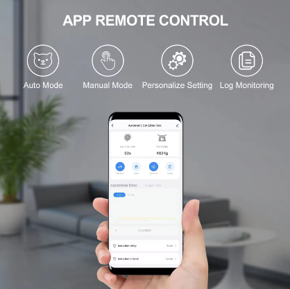Smart Automatic Cat Litter Box & Accessories Automated Litter Box Self-cleaning With App Cat Litter Box