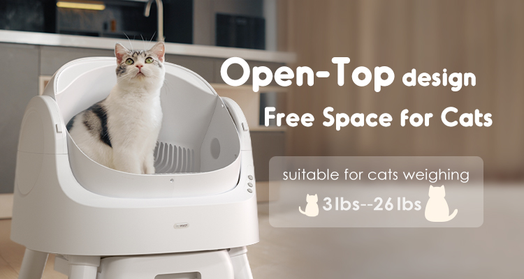 PETPIVOT Automatic cat litter box self cleaning Suitable for bentonite mineral cat litter