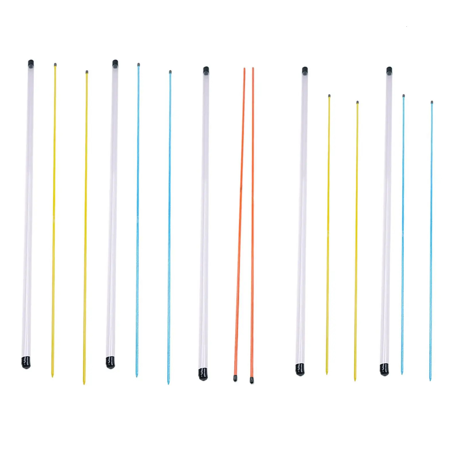 2pcs golf alignment rod posture corrector golf swing coaching machine with storage golf alignment rod swing training rod equipment 241125