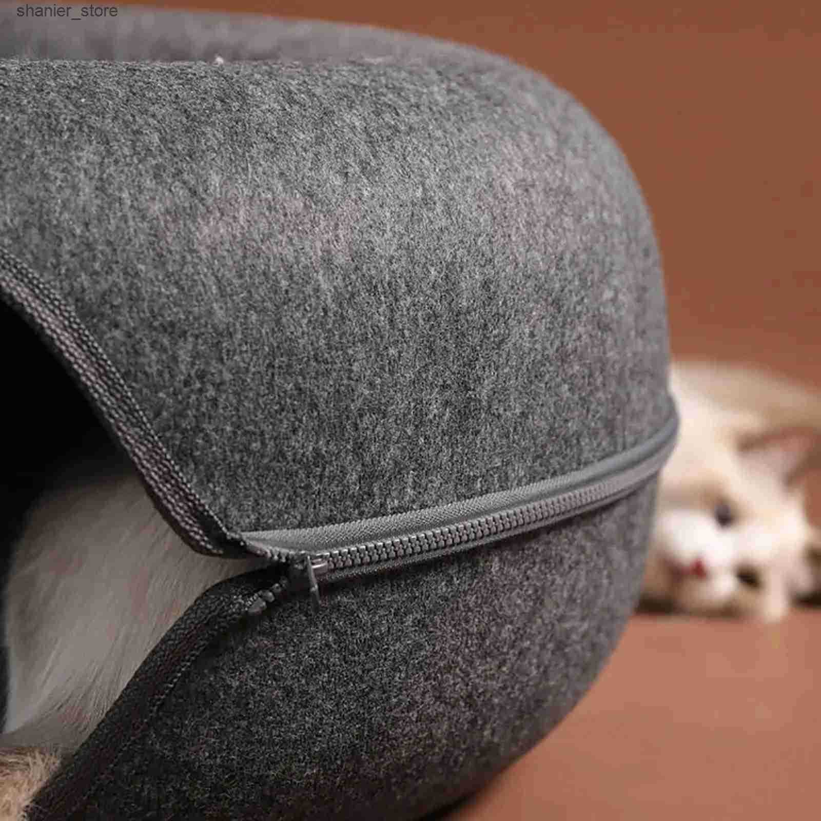 Cat Interactive Electronic Toys Sweet Donut Bed Pet Tunnel Game Toy Dual purpose Indoor Sports Equipment Training House L240910