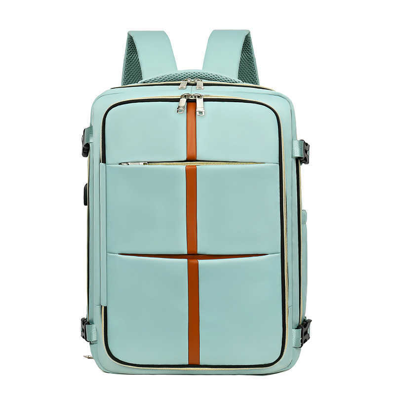 New women's backpack versatile outdoor multi-functional travel luggage men's bag large capacity new solid color backpack 241125