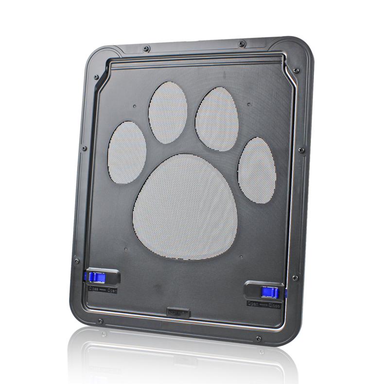Wholesale Pet Door for Screen Door Lockable Magnetic Flap Screen Automatic Lockable Durable Door for Puppy Cats