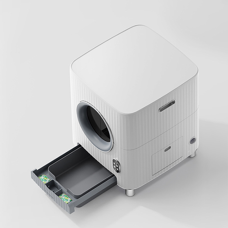 Factory Wholesale customized electronic smart cat litter box furniture and accessories