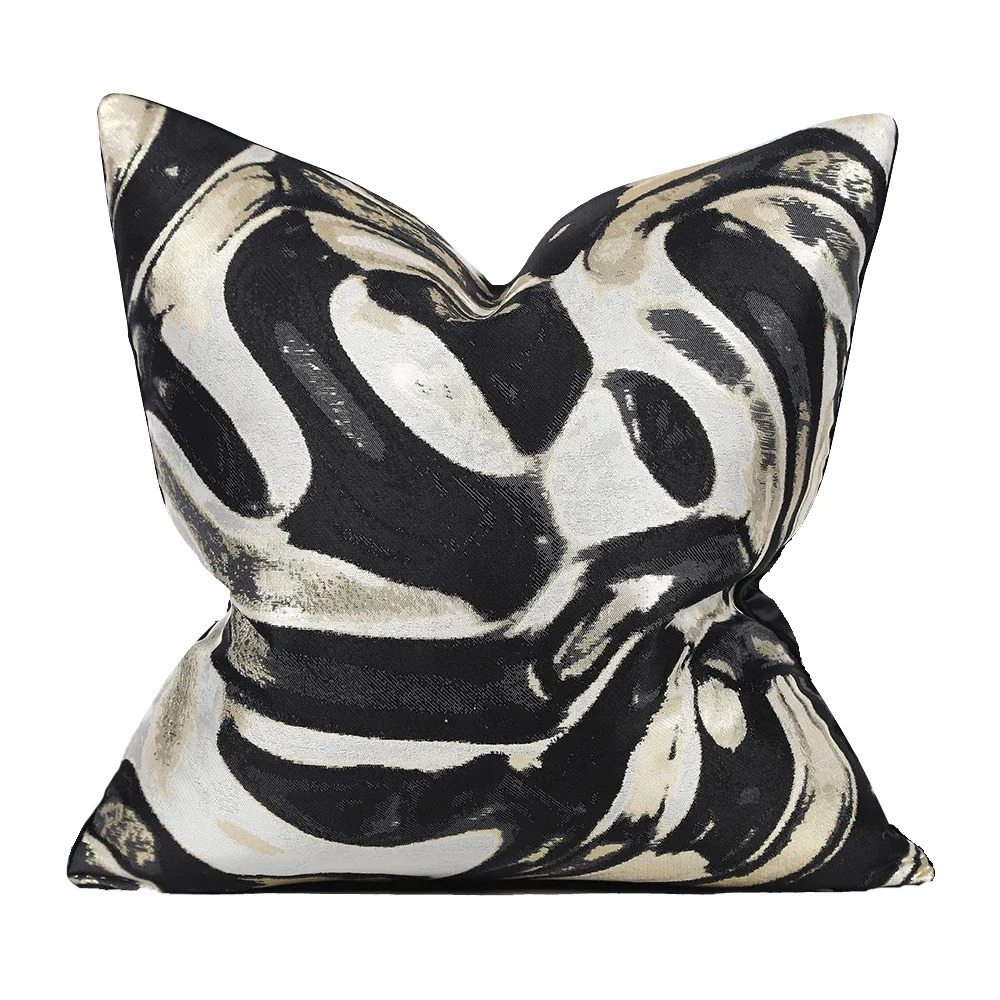 Modern decorative soft cushion cover unfilled suitable for abstract throwing pillow case on sofas and bedding 45x45/50x50cm 241125 - view 4