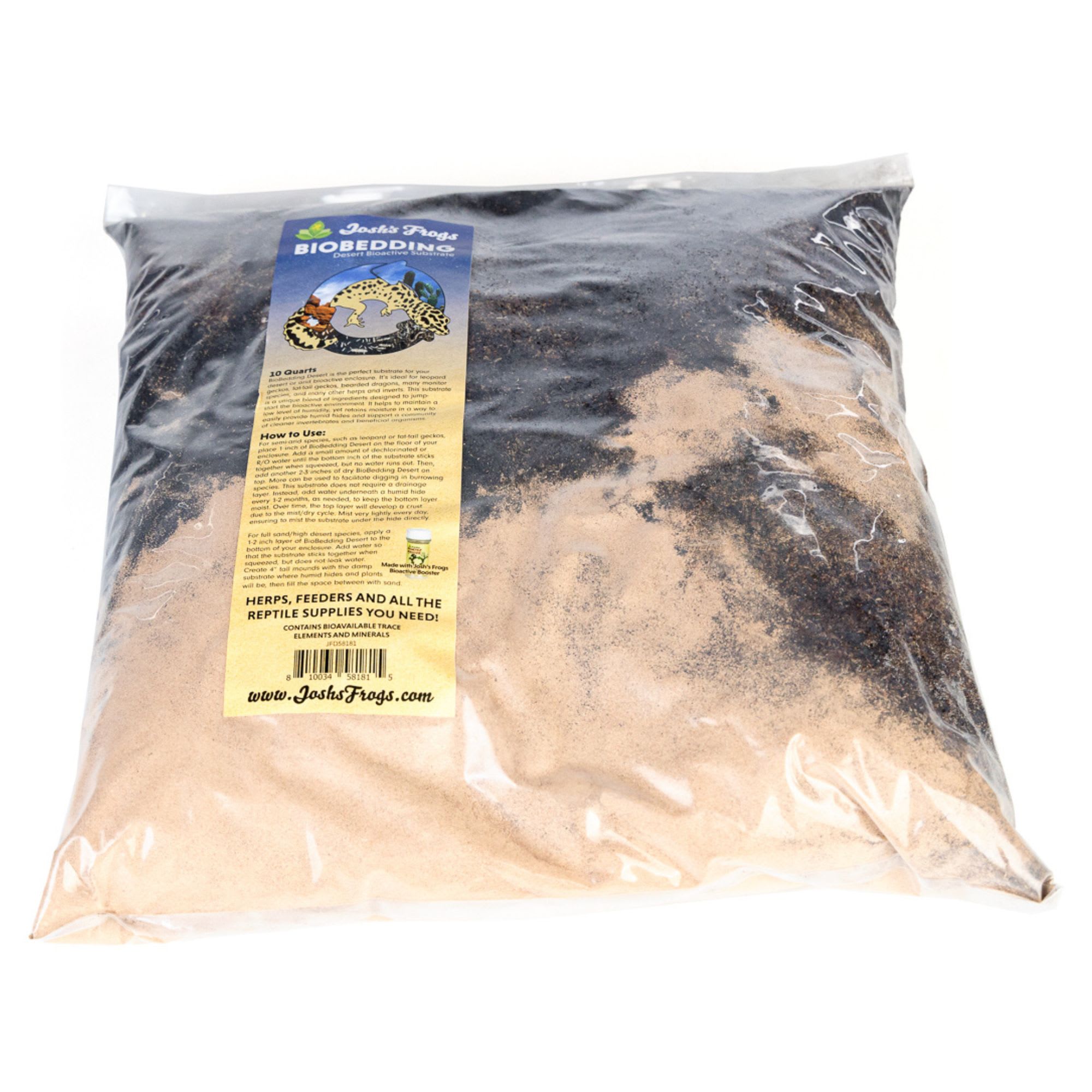 Josh's Frogs BioBedding Desert Bioactive Substrate, 10 Quarts