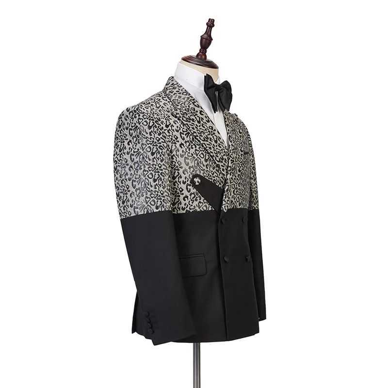 High quality fashion design double breasted mens clothing mens wedding ball ultra-thin slim fit evening gown mens 2-piece jacket+pants X241126