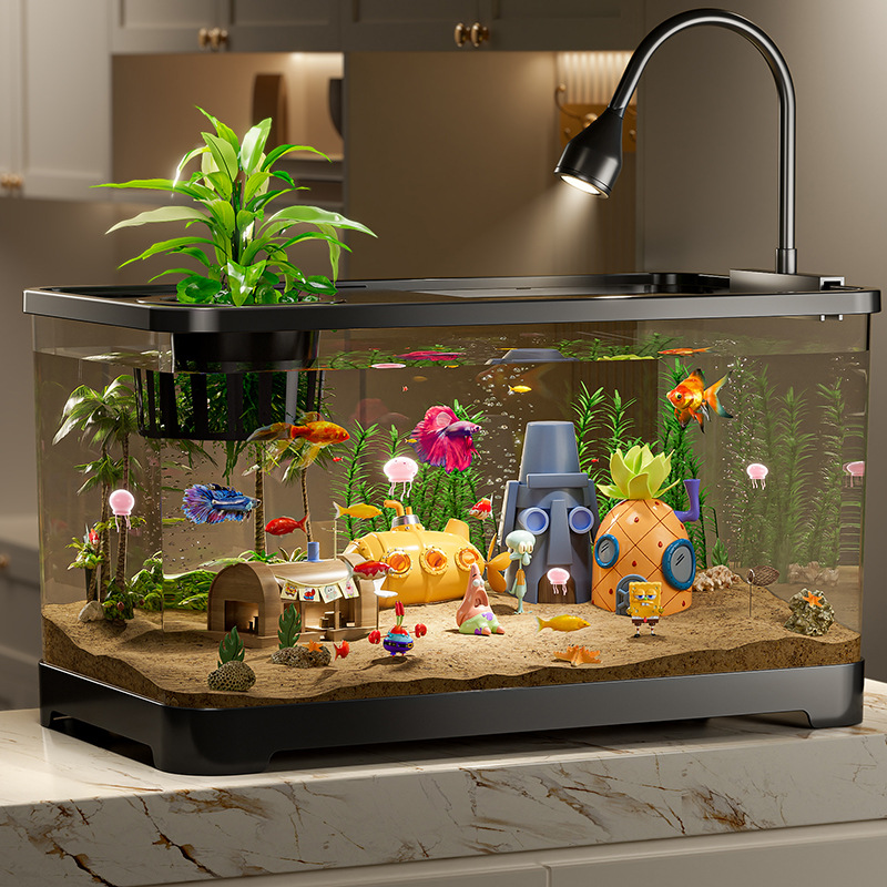 wholesale custom Modern and Luxury large acrylic aquarium Fish Tank