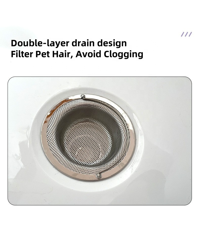 USMILEPET New Design Acrylic Cat Special Spa Bathtub Cats Bath Tub Dog Washing Station for Bathing and Grooming