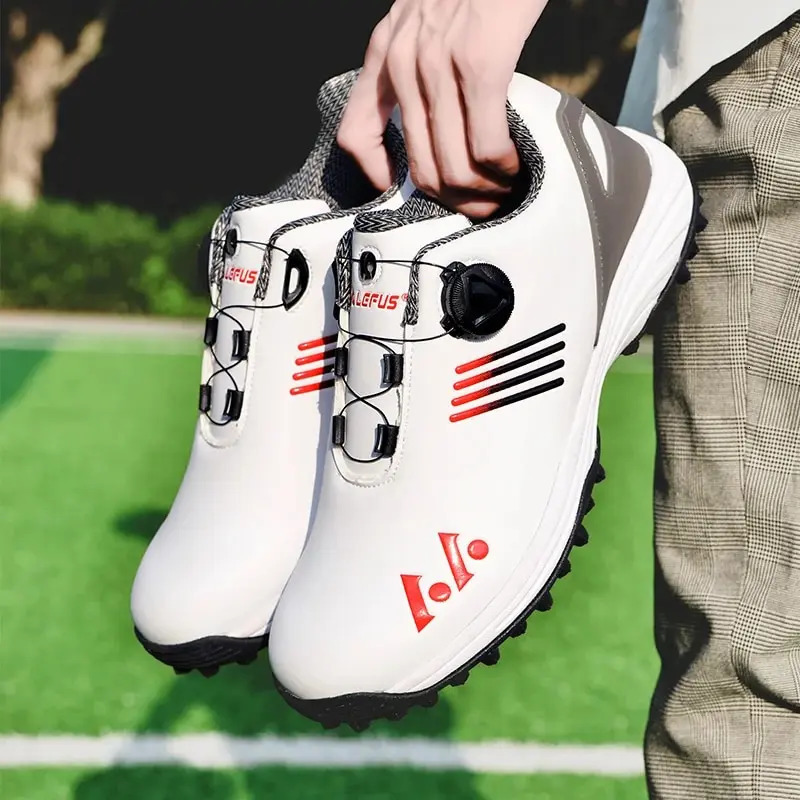 Mens Golf Shoe Professional Golf Sport Sneakers Waterproof Trainers Golfing Anti-slip Shoes Comfortable Leisure Shoes 241126