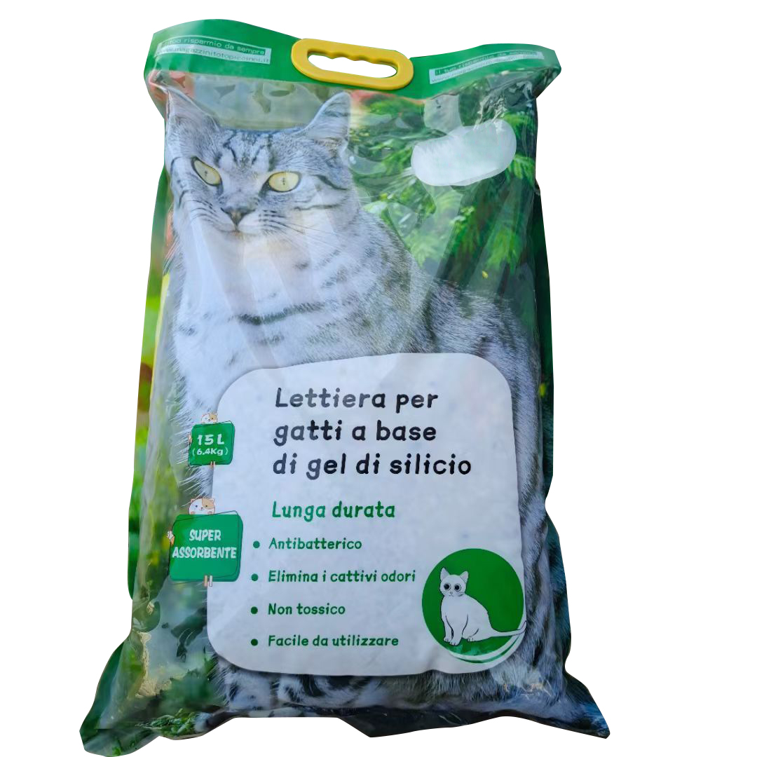 Factory Wholesale 3.8L 5L Crystal Cat Litter Non Clumping Silica Gel Cat Litter