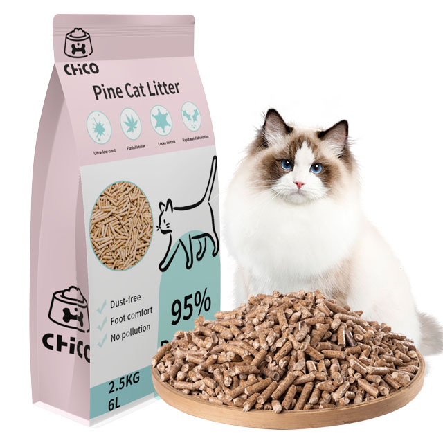 Explosive New Products Clumping Pine Wood Cat Litter Activated Charcoal Pine Litter Significant Bacteriostasis Cat Litter