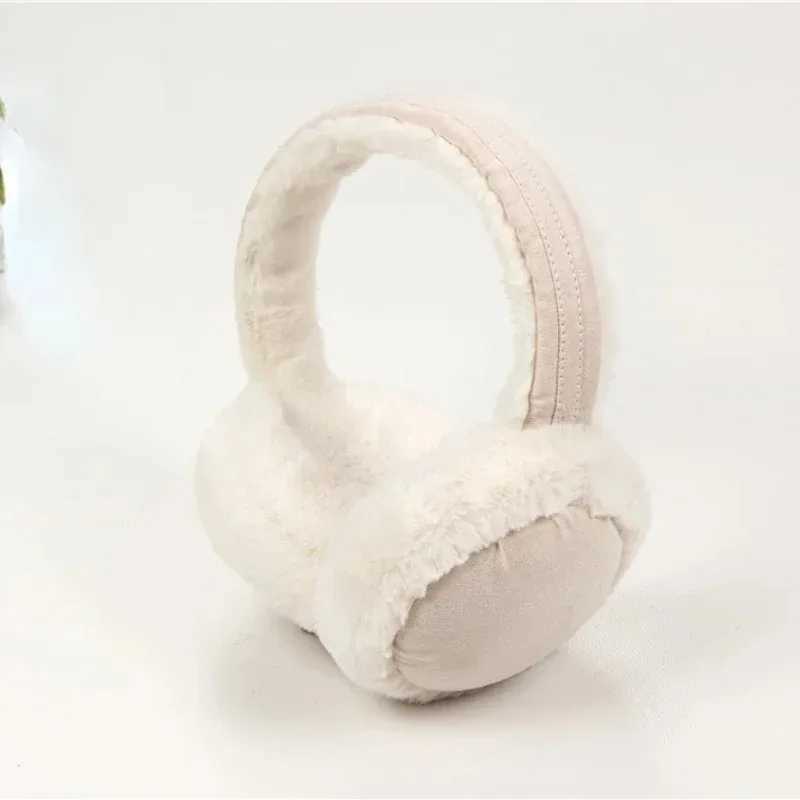 Winter Warm Earmuffs for Women Men Soft Plush Ear Warmer Fashion Solid Color Earfl Outdoor Cold Protection Ear-Muffs Ear CoverXJ241126