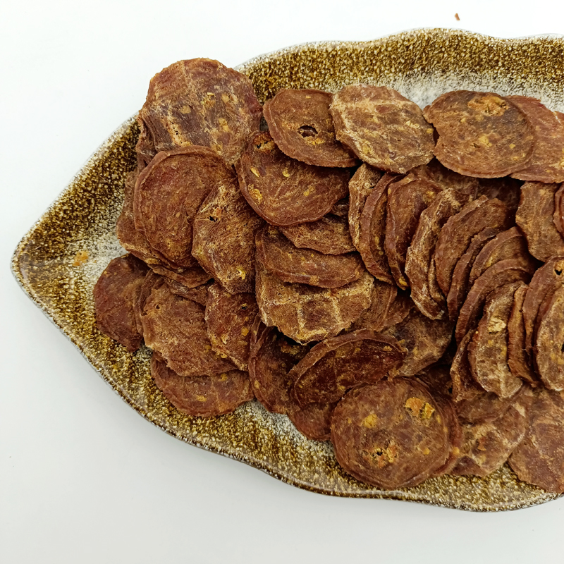 Wholesale dried pet snacks Dog snacks and dog food Dried Duck snow pear Puppy snacks Nutritious Natural pet Treats oem 500g