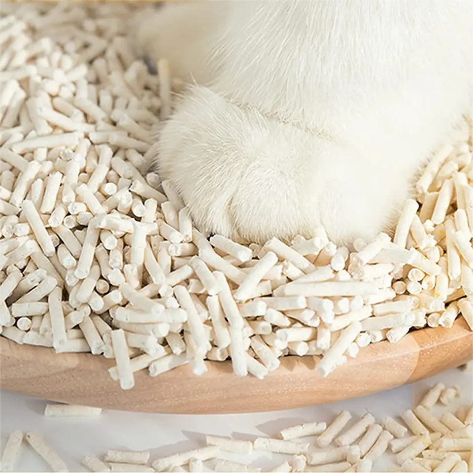 Wholesale Lower Price Tofu Cat Litter Strong Clumping Odor Control Dust Free Tofu Cat Litter