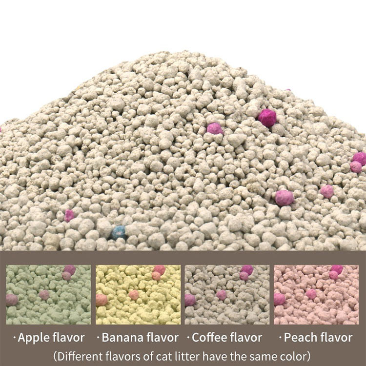Hot Sale OEM Factory Natural 10L Dust Free Premium Quick Clumping colour Bentonite clay Cat Litter Sand