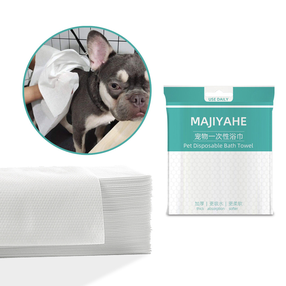 Free Sample Adjustable Soft Absorbed Microfiber Disposable Dog Towel Pet Drying Coats Shower Dog Bathrobe For Dog