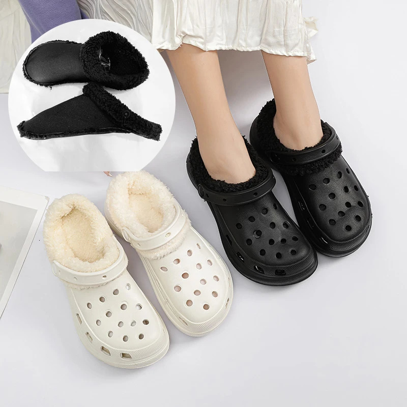 Wintes keeps warm short plush lining for slippers DIY accessories faux fur 241126
