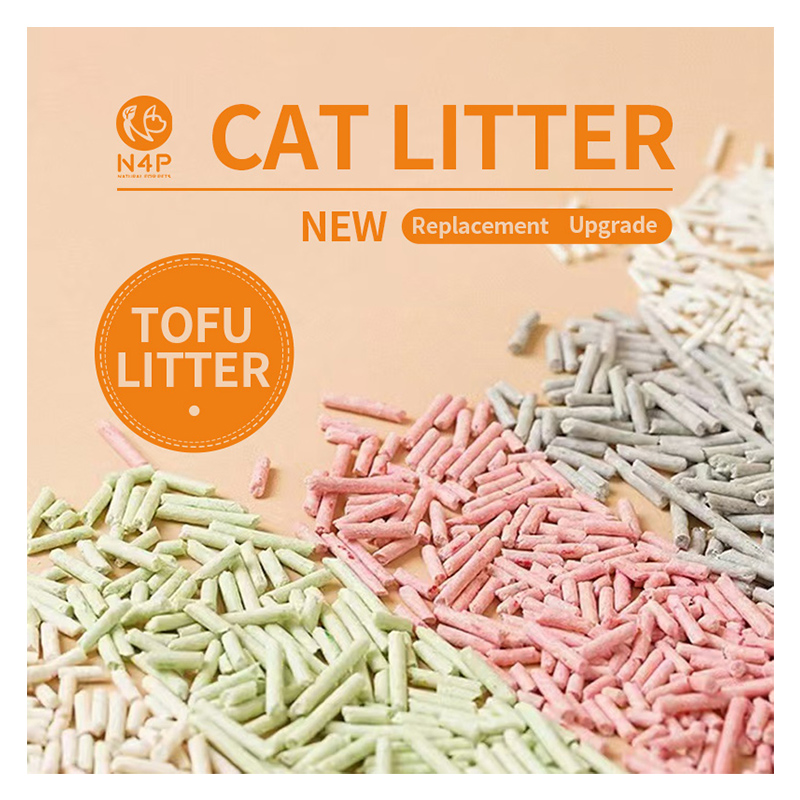 Tofu Cat Litter bentonite Natural Flushable Extra Clumping Pellet cat Litter bentonite Recommended by Vets
