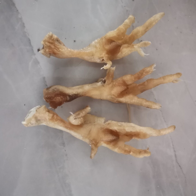 Factory Wholesale High Protein Dry Chicken Feet And Duck Feet Without Bones Pet Treats For Dog