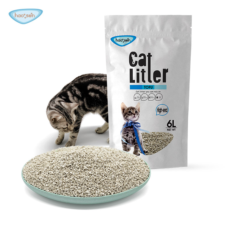 Flushable Super Odor Control Crushed Shape Tofu Cat Litter Sand
